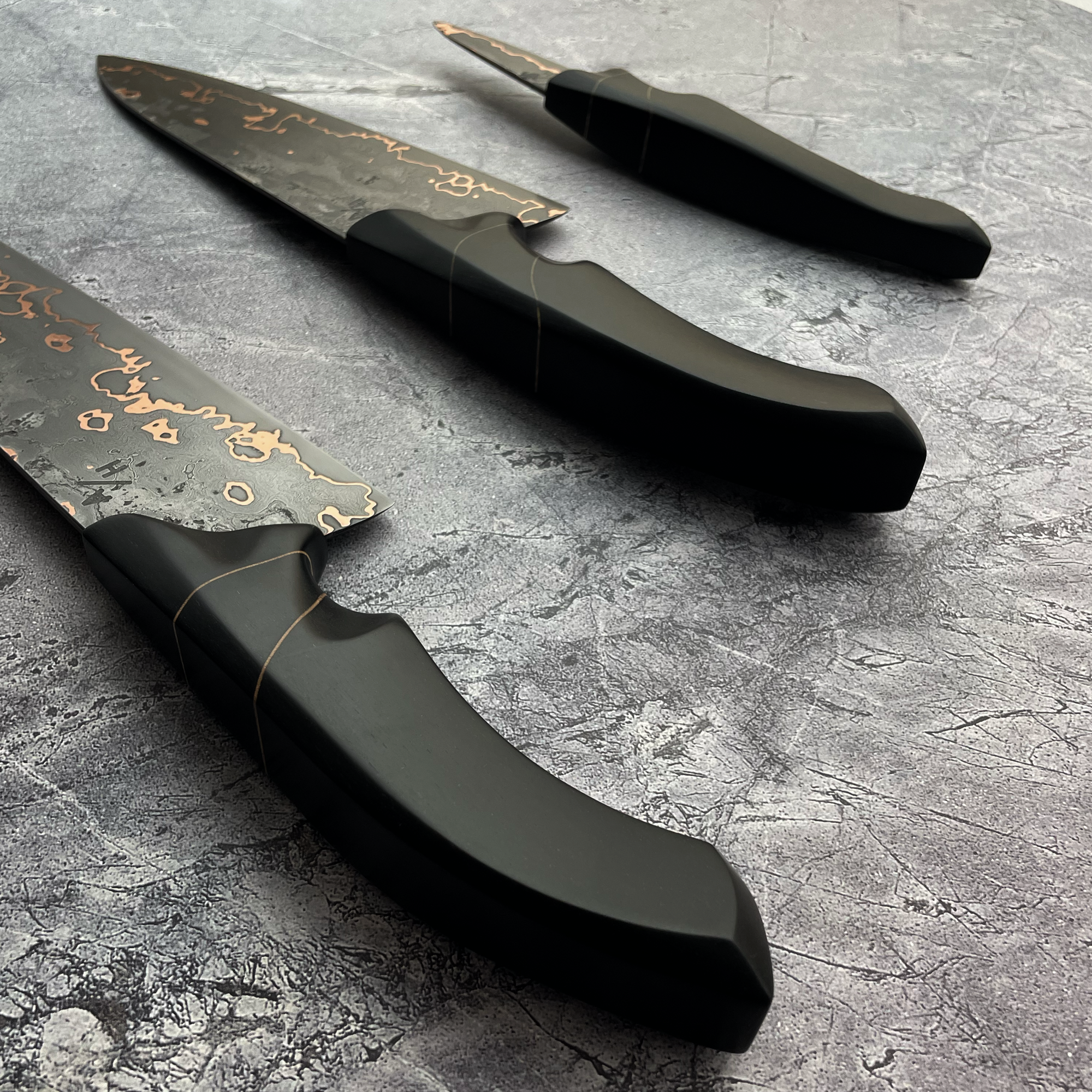 Copper Damascus Set