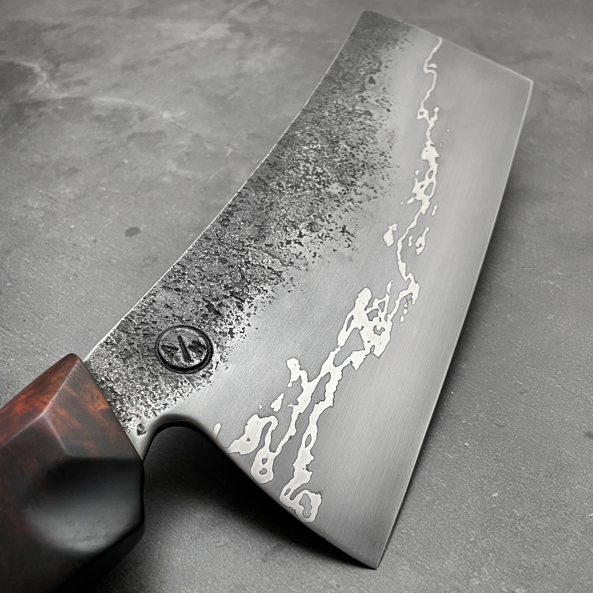 Custom Heirloom Go Mai Veggie Cleaver
