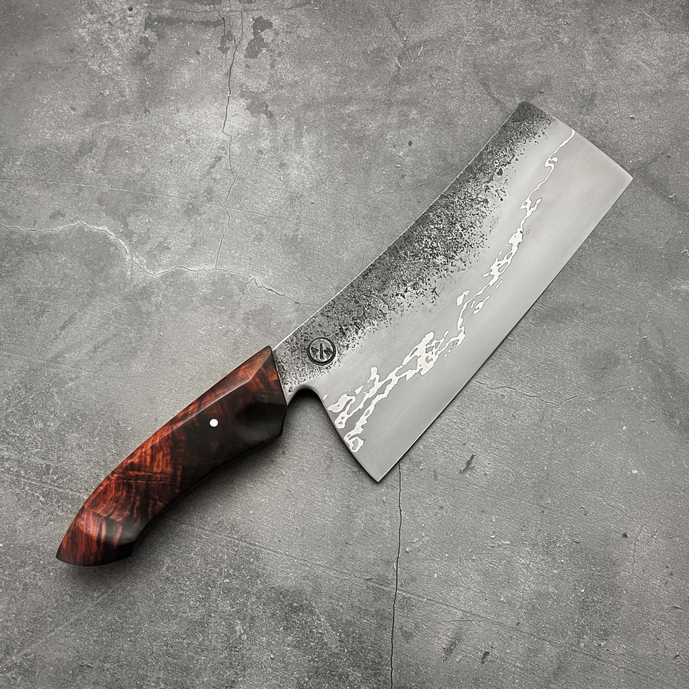 Custom Heirloom Go Mai Veggie Cleaver